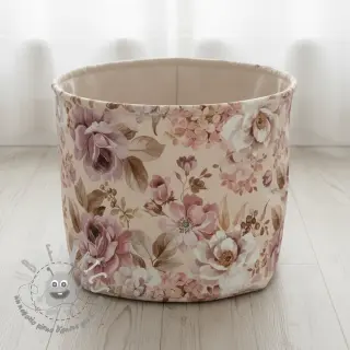 Tessuto decorativo Classic flower garden digital print