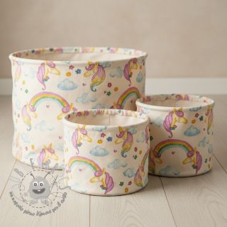 Tessuto decorativo premium Handpaint unicorn