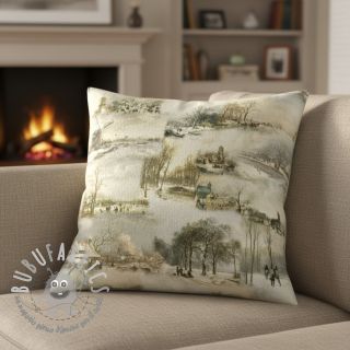 Tessuto decorativo Winter landscape digital print