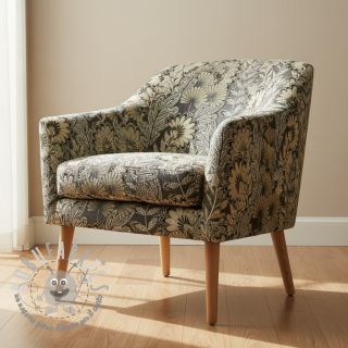 Tessuto decorativo jacquard Boho leaves