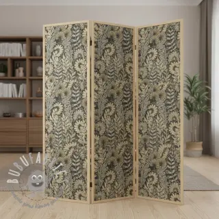 Tessuto decorativo jacquard Boho leaves
