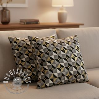 Tessuto decorativo jacquard Diamond cube luxury