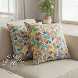 Tessuto decorativo premium Rainbow triangle