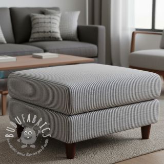 Tessuto decorativo DOBBY Colored stripe navy blue