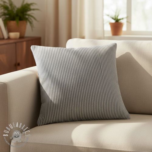 Tessuto decorativo DOBBY Colored stripe navy blue