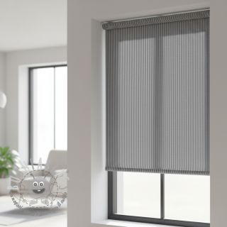 Tessuto decorativo DOBBY Colored stripe navy blue