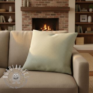 Tessuto decorativo DOBBY Colored stripe soft green