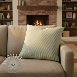 Tessuto decorativo DOBBY Colored stripe soft green