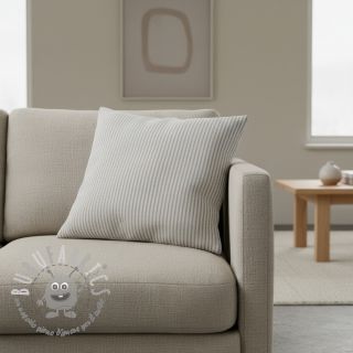 Tessuto decorativo DOBBY Colored stripe grey