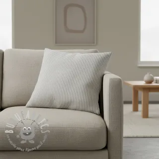 Tessuto decorativo DOBBY Colored stripe grey