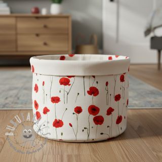 Tessuto decorativo premium Poppy field