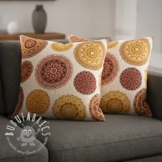 Tessuto decorativo premium Mandala circle