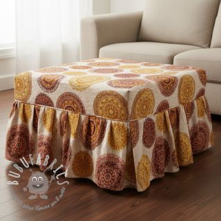 Tessuto decorativo premium Mandala circle