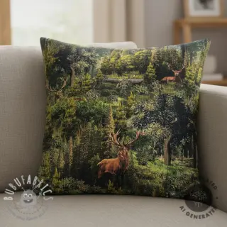 Tessuto decorativo Ancient forest digital print