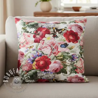 Tessuto decorativo con trattamento al teflon ROMANTIC BOTANIC