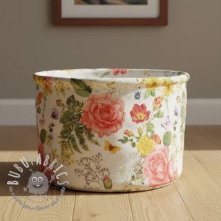 Tessuto decorativo con trattamento al teflon ROSE GARDEN