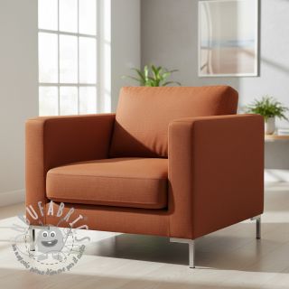 Tessuto CANVAS terracotta