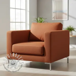 Tessuto CANVAS terracotta