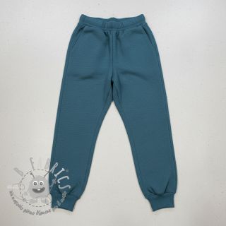 Felpa garzata MELANGE dark petrol