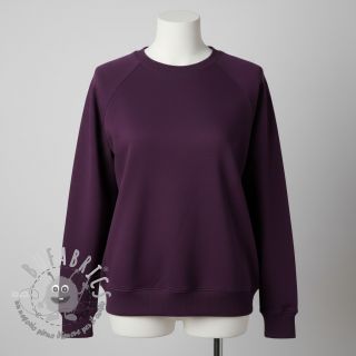 Felpa garzata MELANGE bordeaux