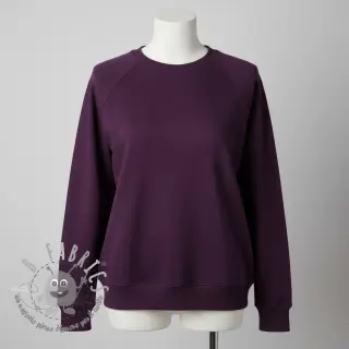 Felpa garzata MELANGE bordeaux
