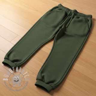 Felpa garzata MELANGE bottle green