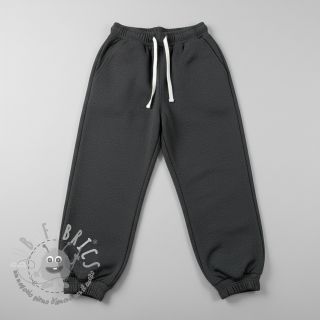 Felpa garzata MELANGE dark grey