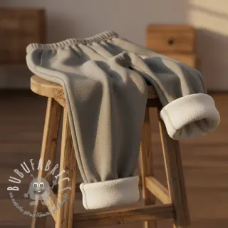 Felpa garzata MELANGE middle grey