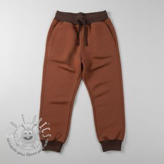 Felpa garzata MELANGE brick