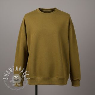 Felpa garzata MELANGE ochre