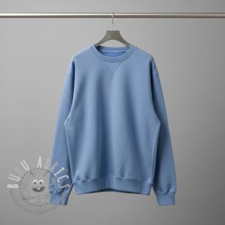 Felpa garzata MELANGE light jeans