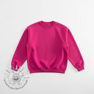 Felpa garzata magenta