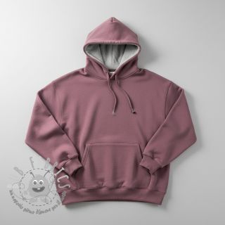 Felpa garzata faded blueberry