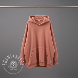 Felpa garzata faded coral