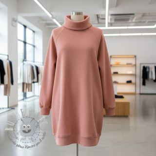 Felpa garzata faded coral