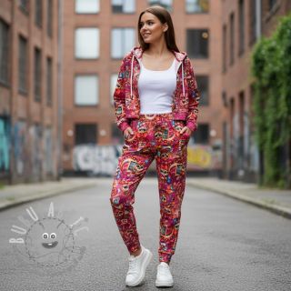 Felpa Big eyes design A digital print