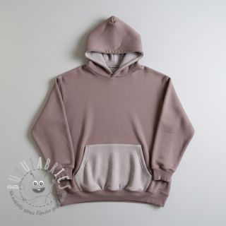 Felpa garzata MELANGE taupe
