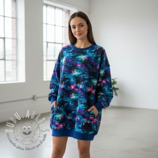 Felpa garzata JOGGING In the night design B digital print