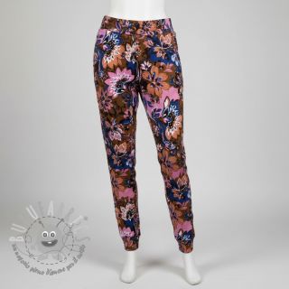 Felpa Flowers Mici brown digital print