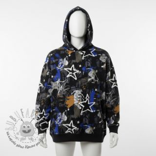 Felpa Graffiti black digital print