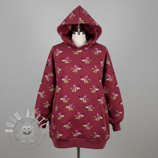 Felpa Dogs and hearts red