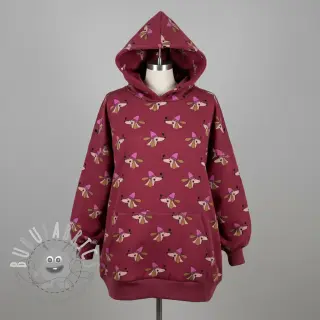 Felpa Dogs and hearts red