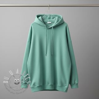 Felpa garzata JOGGING dark mint