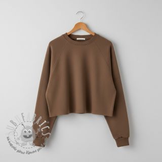 Felpa garzata JOGGING camel