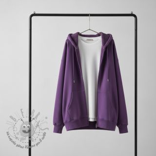 Felpa garzata JOGGING purple