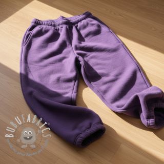 Felpa garzata JOGGING purple