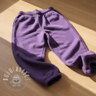 Felpa garzata JOGGING purple
