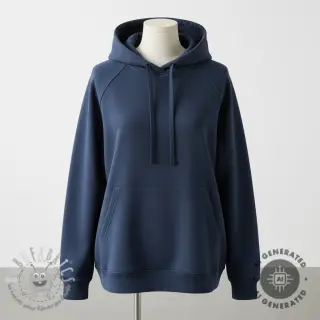 Felpa garzata JOGGING navy