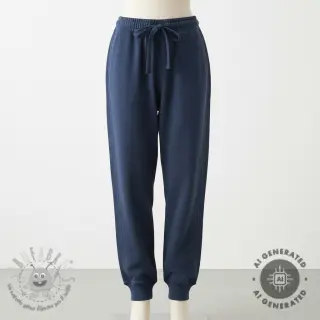 Felpa garzata JOGGING navy