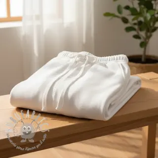 Felpa garzata JOGGING white
